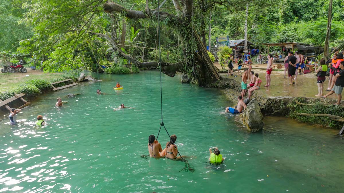 Blue Lagoon, Vang Vieng, Laos